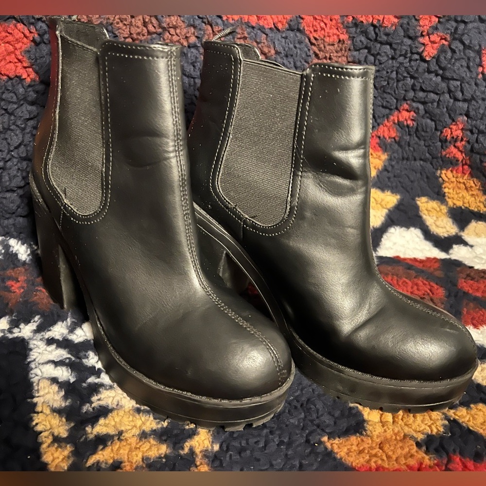 Black H&M booties